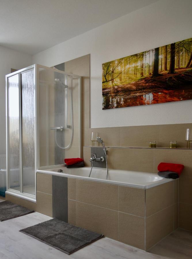 Ferienwohnung Ostard 1 Thale Dış mekan fotoğraf
